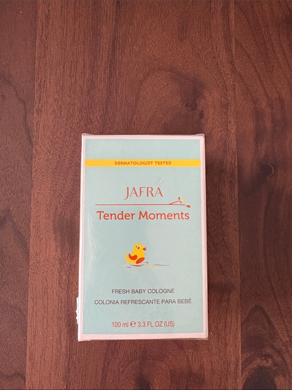 JAFRA Tender Moments Baby Cologne — Mint & Yellow Box
